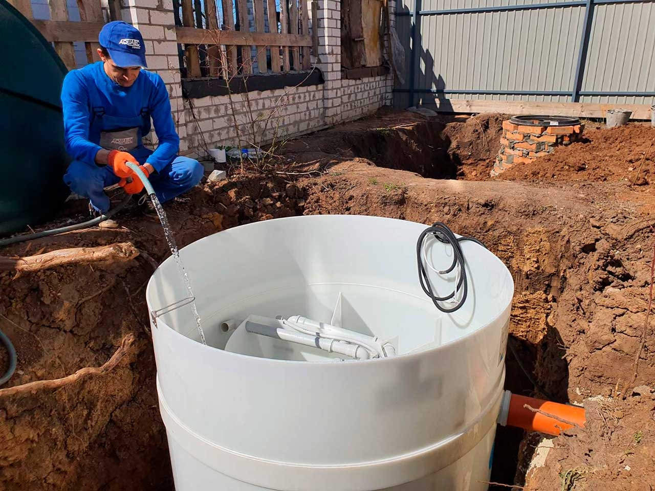 Монтаж очистных сооружений AQUATEC (19)